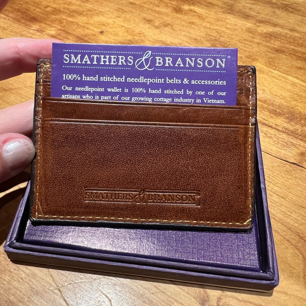 Smathers & Branson BOSTON COLLEGE Card Wallet NEW! - Picture 6 of 8